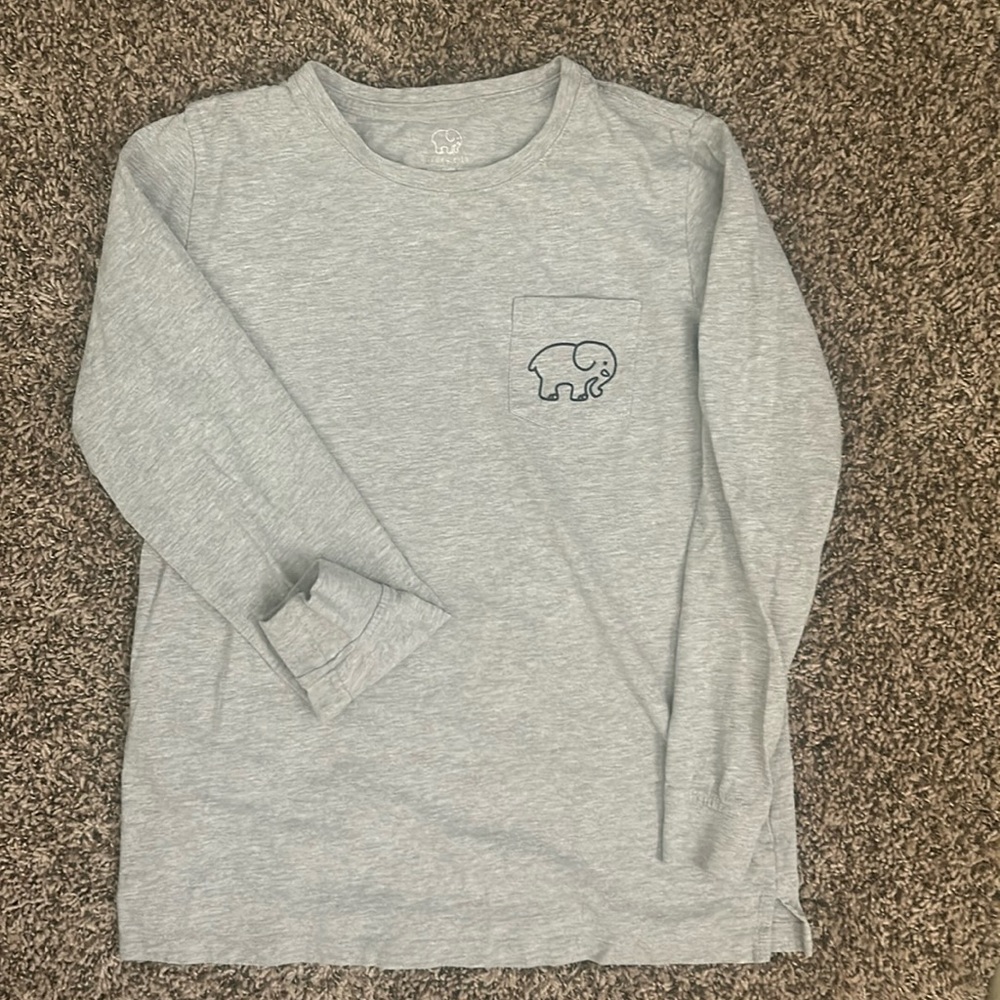 Ivory Ella Grey Long Sleeve Shirt